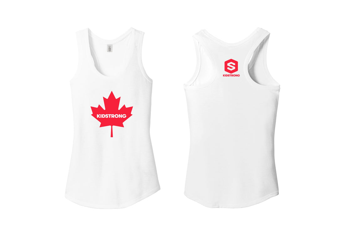 White Canada Women's Tank