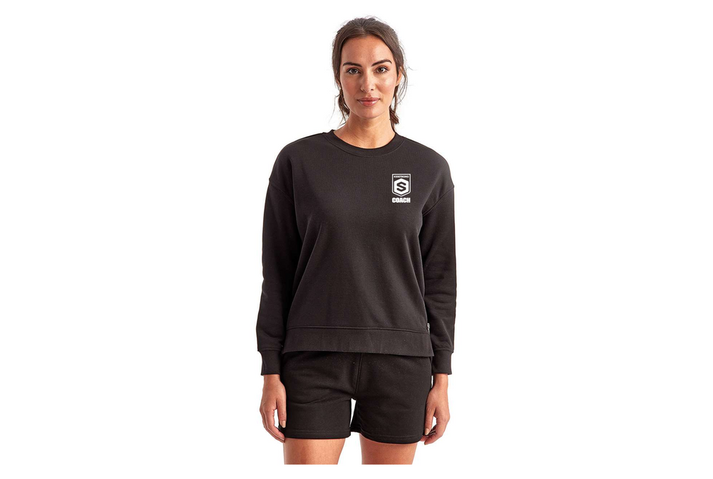 Women's Billie Side Zip Crewneck Coach Sweatshirt