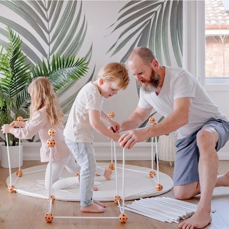 Elegant White Creative Fort Building Kit - Shop KidStrong
