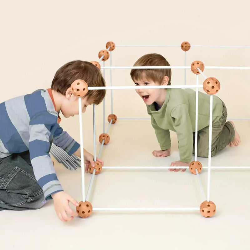 Elegant White Creative Fort Building Kit - Shop KidStrong