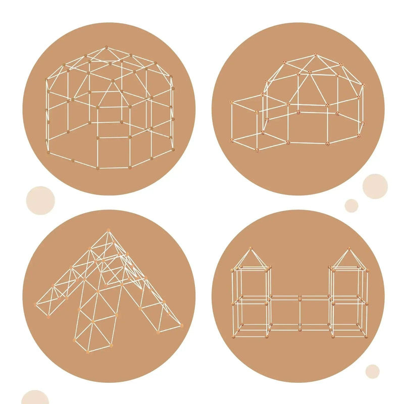 Elegant White Creative Fort Building Kit - Shop KidStrong
