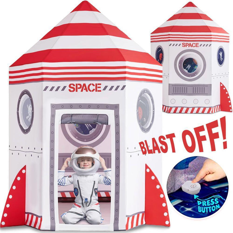 Rocket Ship Kids Tent - Shop KidStrong