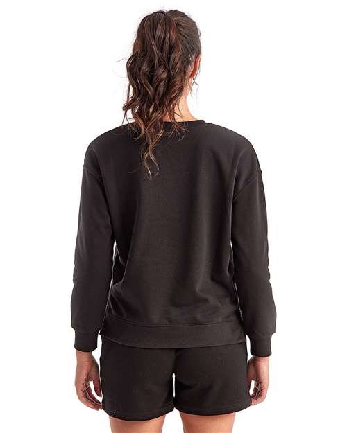 Women's Billie Side Zip Crewneck Sweatshirt