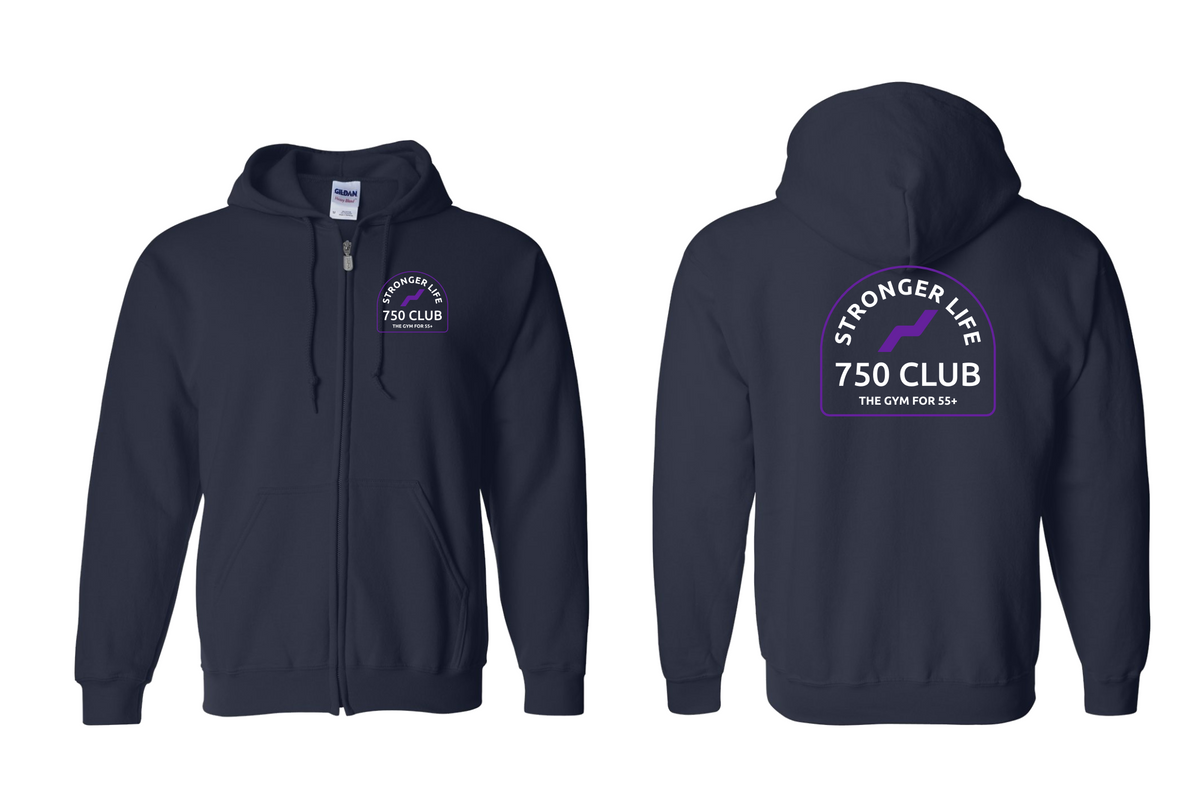 750 Club Zip Up Hoodie