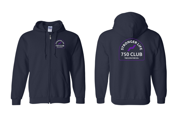 750 Club Zip Up Hoodie