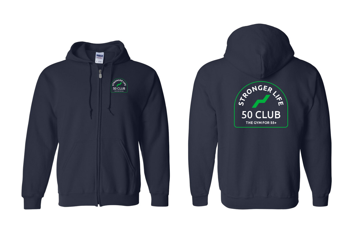 50 Club Zip-Up Hoodie