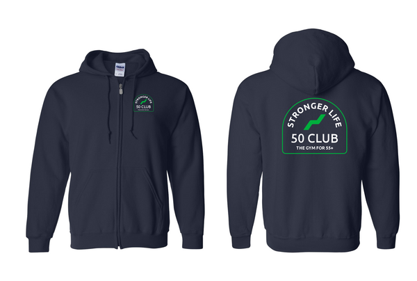 50 Club Zip-Up Hoodie
