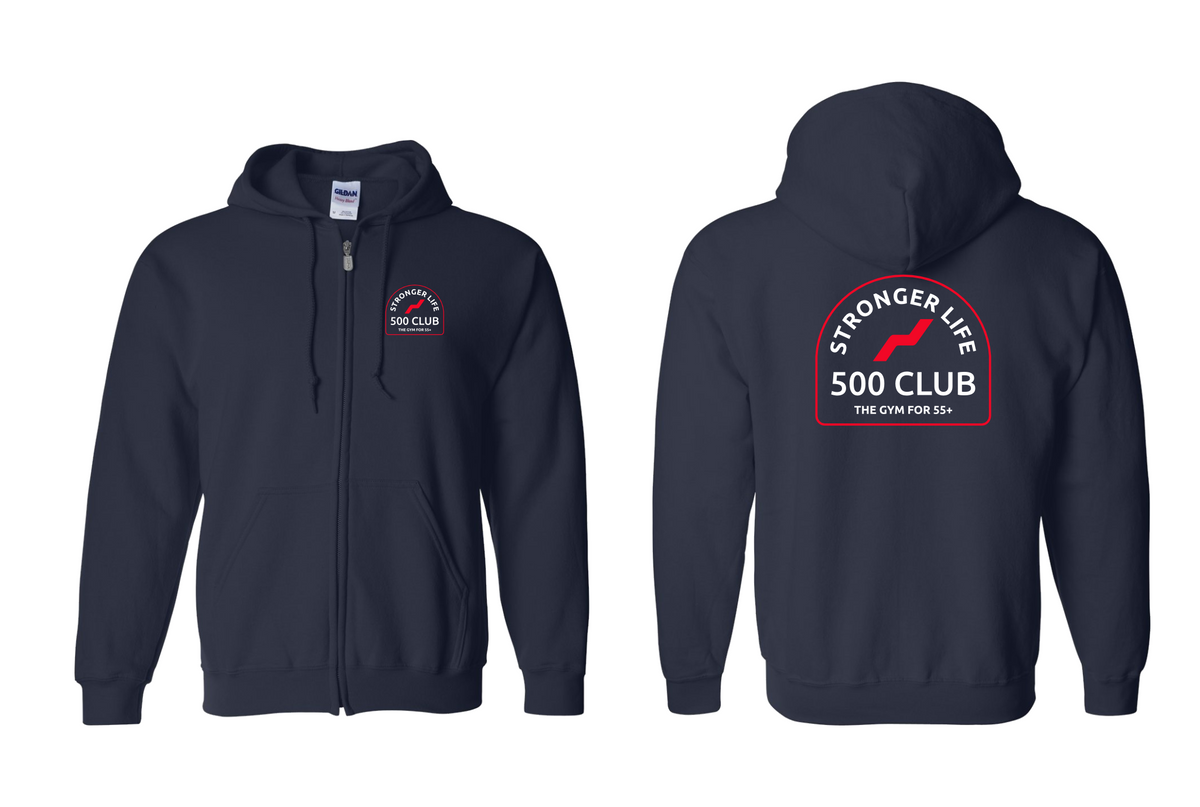 500 Club Zip Up Hoodie