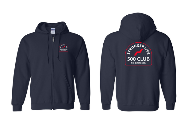 500 Club Zip Up Hoodie