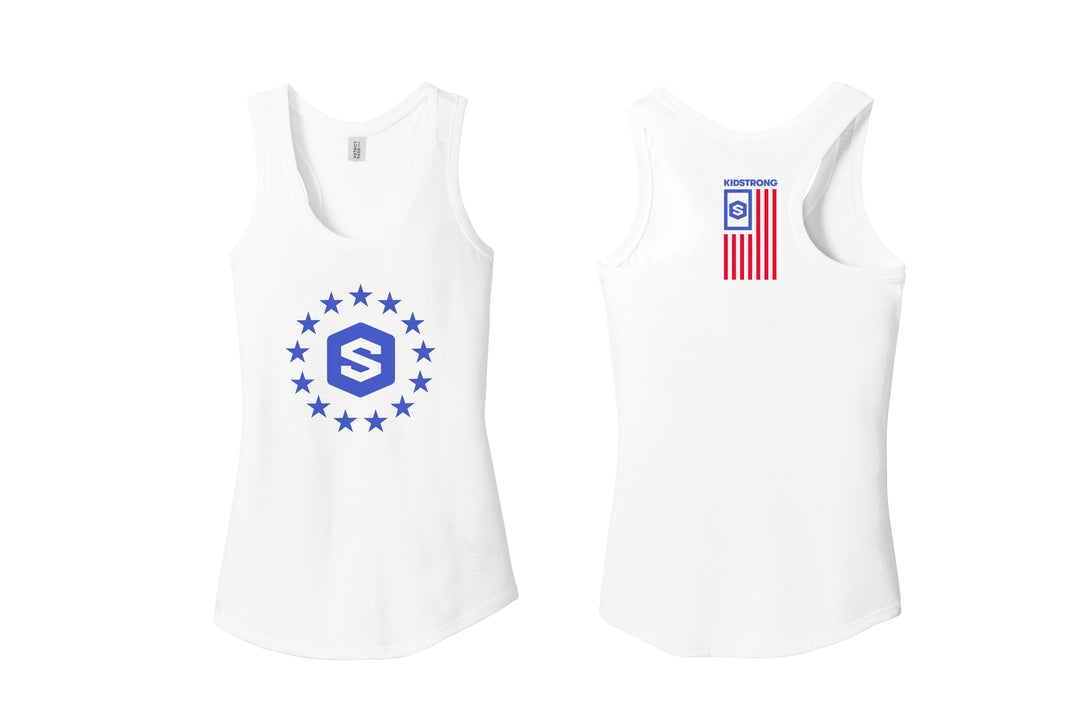 White USA Women's Tank