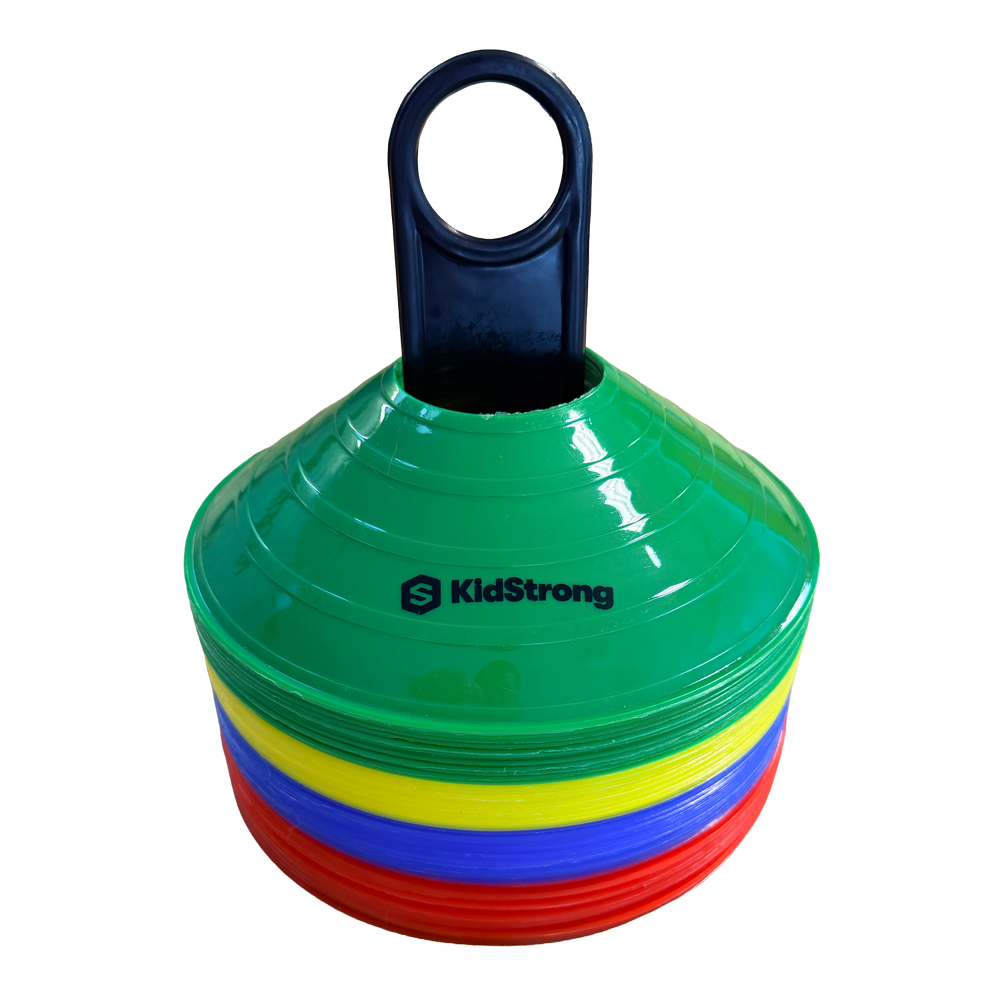 Multi-Color Agility Cones (Set of 48)