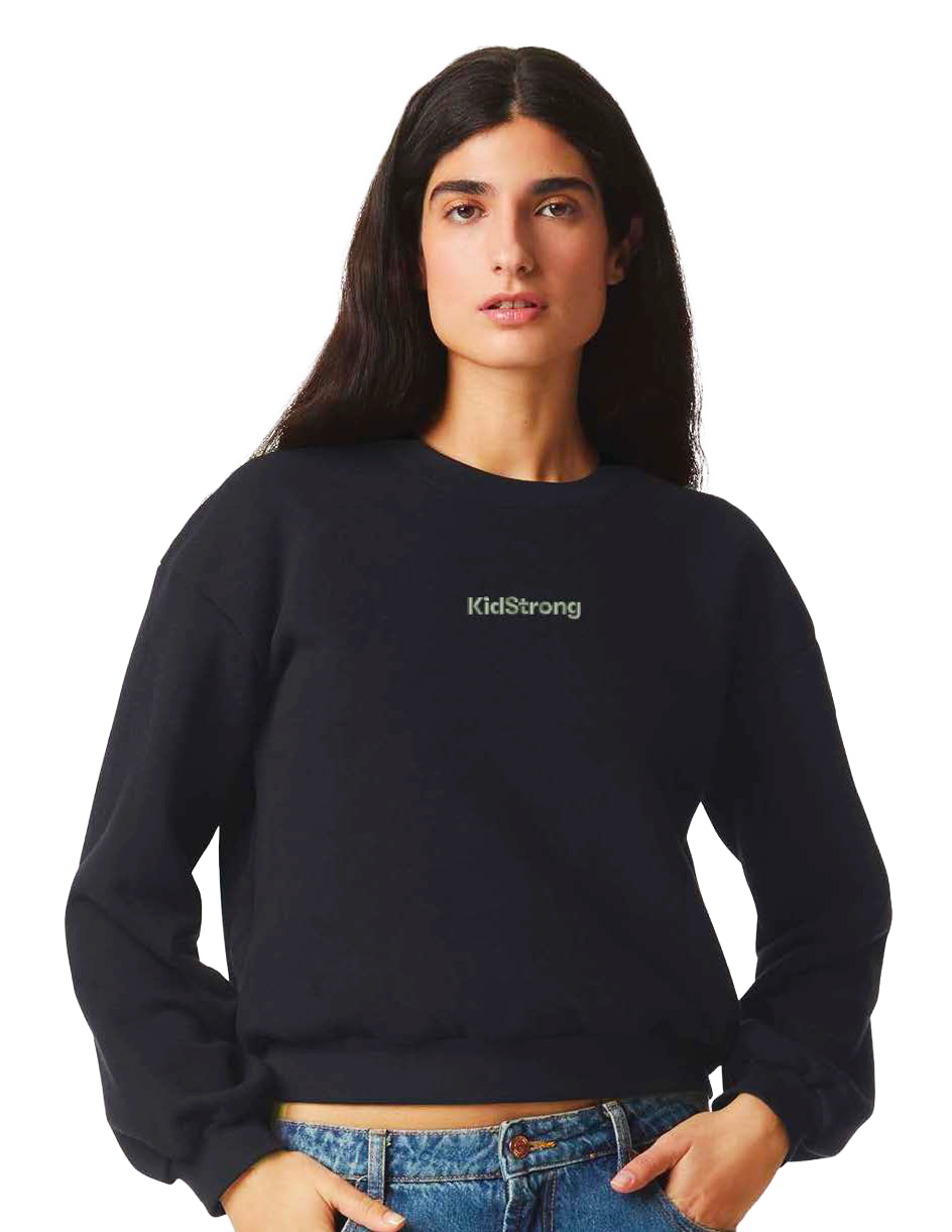 Women's Cropped Crewneck Sweater