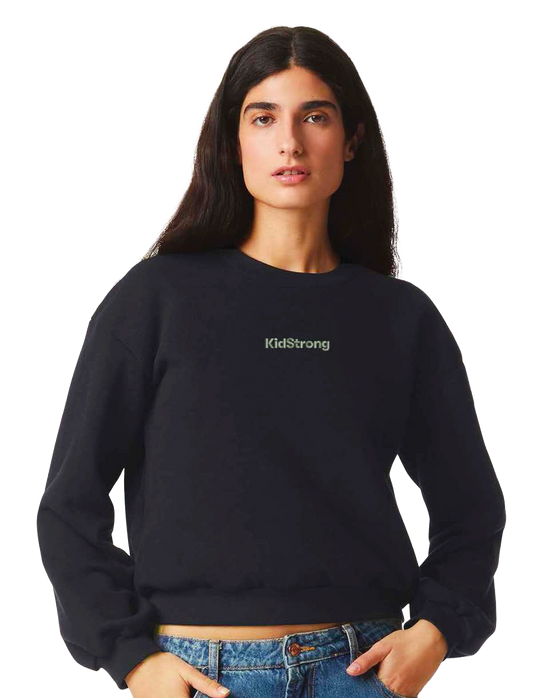 Women's Cropped Crewneck Sweater