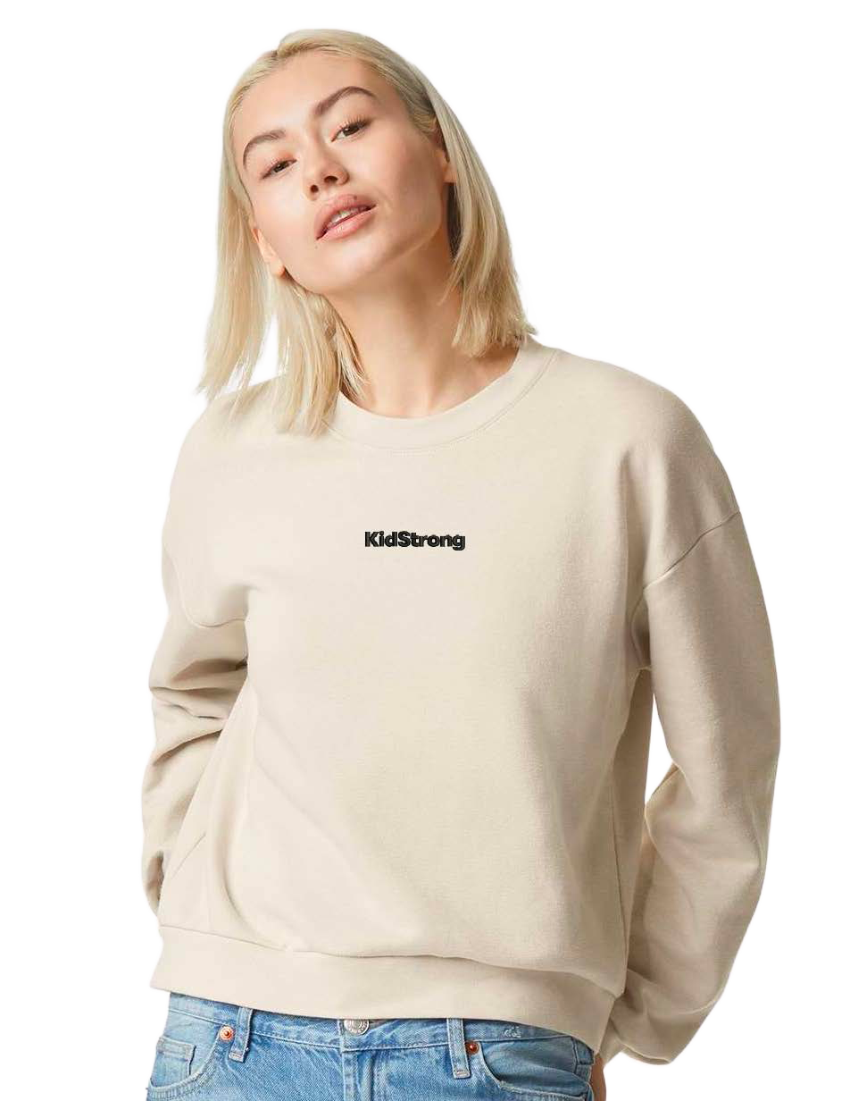 Women's Cropped Crewneck Sweater