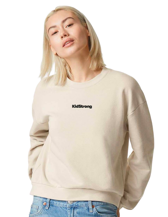 Women's Cropped Crewneck Sweater