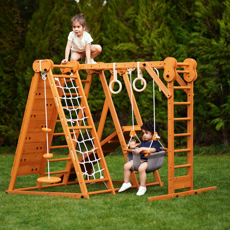 Chestnut - 8-in-1 Jungle Gym for Toddlers