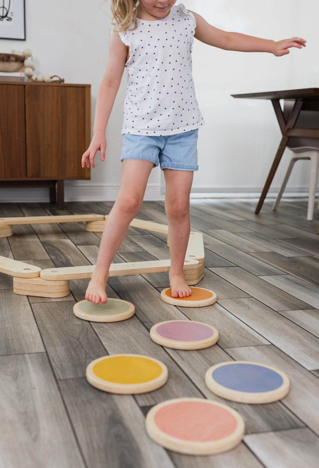 Wood Stepping Stones