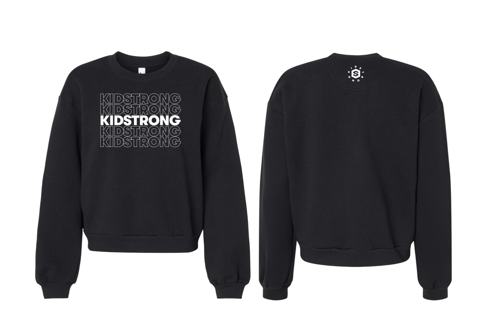 Women's Stacked Logo Cropped Sweatshirt