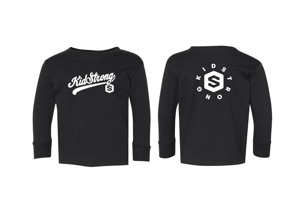 KidStrong Cursive Long Sleeve Tee