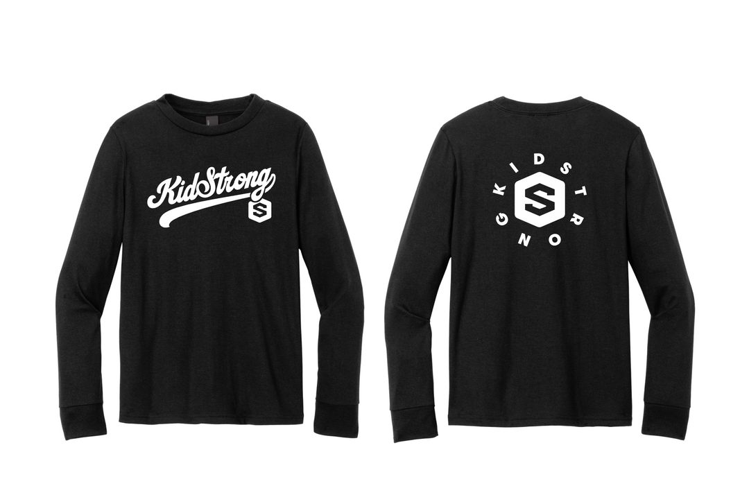 KidStrong Cursive Long Sleeve Tee