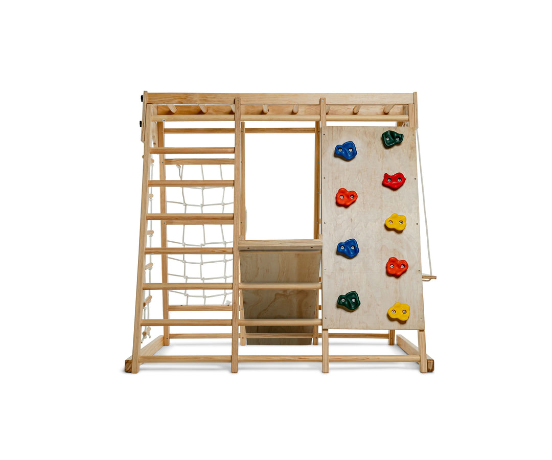 Magnolia - Ensemble de jeu 7-en-1 en bois véritable