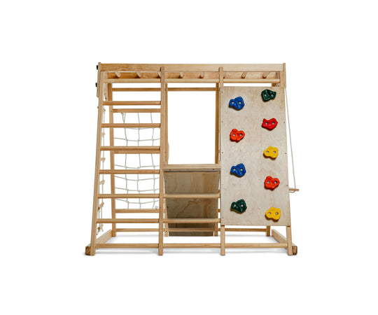 Magnolia - Ensemble de jeu 7-en-1 en bois véritable