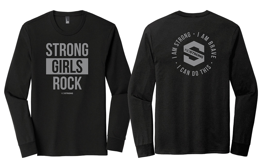 Strong Girls Rock T-shirt à manches longues