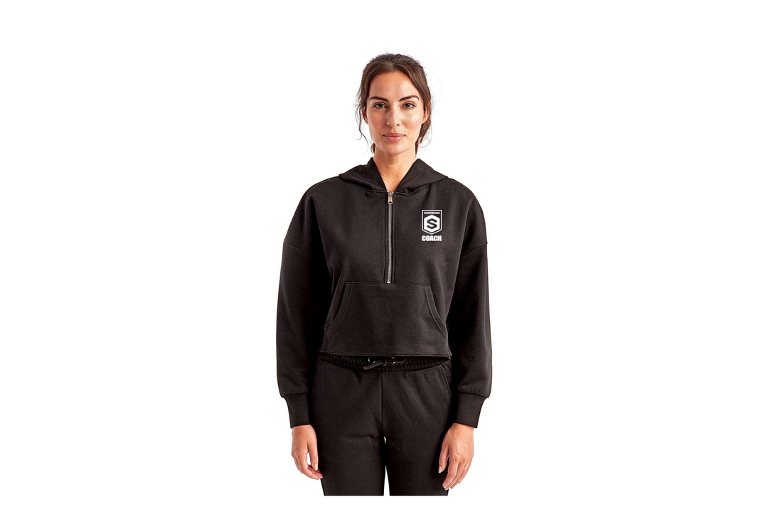 Women's Alice Half Zip Hooded Coach Sweatshirt