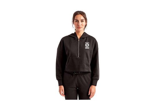 Women's Alice Half Zip Hooded Coach Sweatshirt