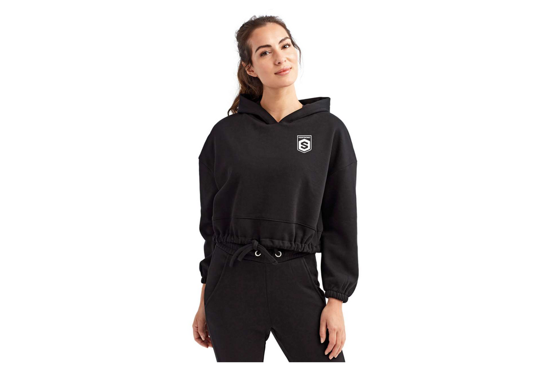 Women's Cropped Maria Hooded Sweatshirt