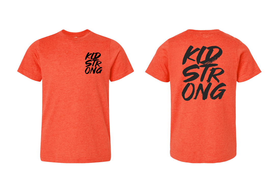 Orange Stack Tee - Youth