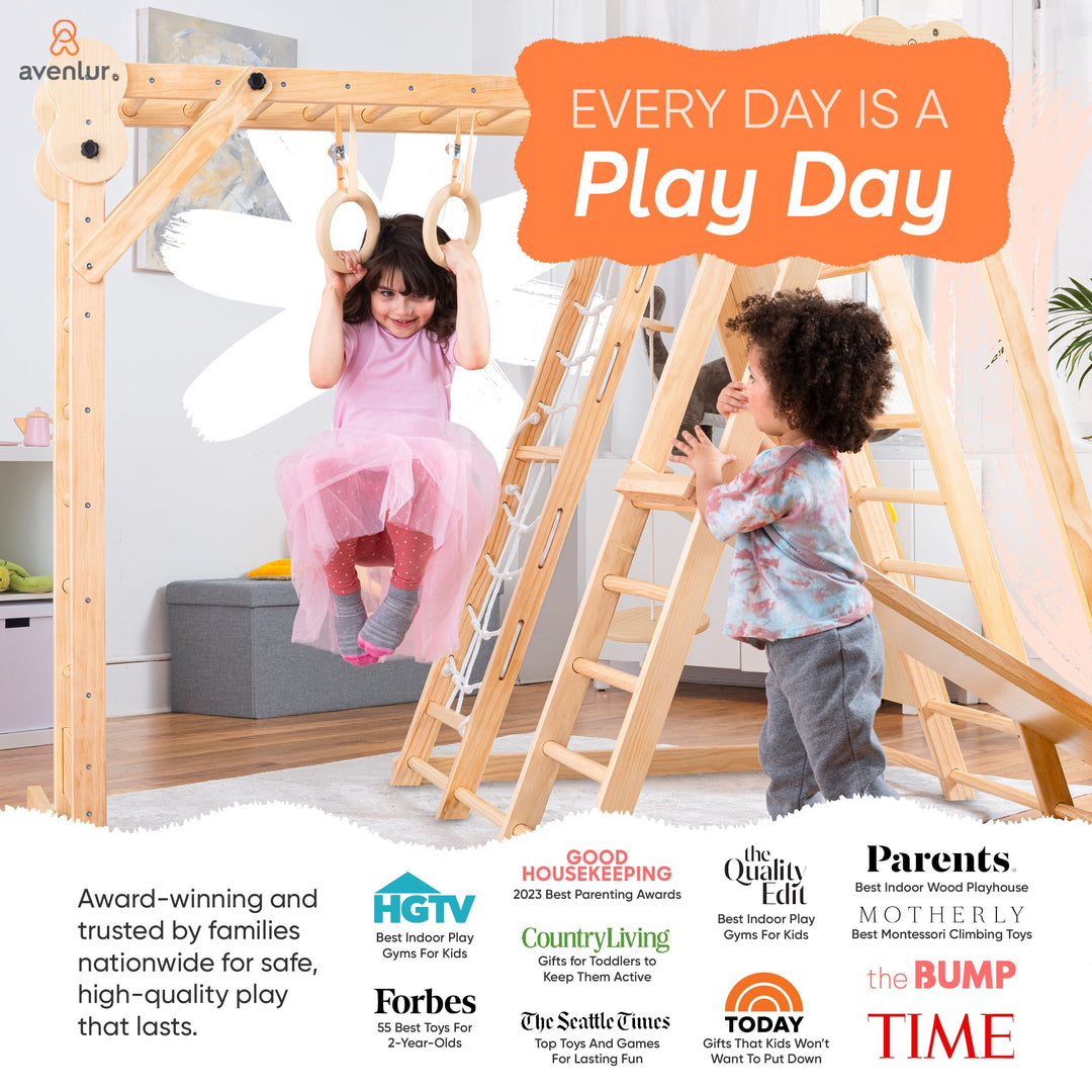 Chestnut - 8-in-1 Jungle Gym for Toddlers