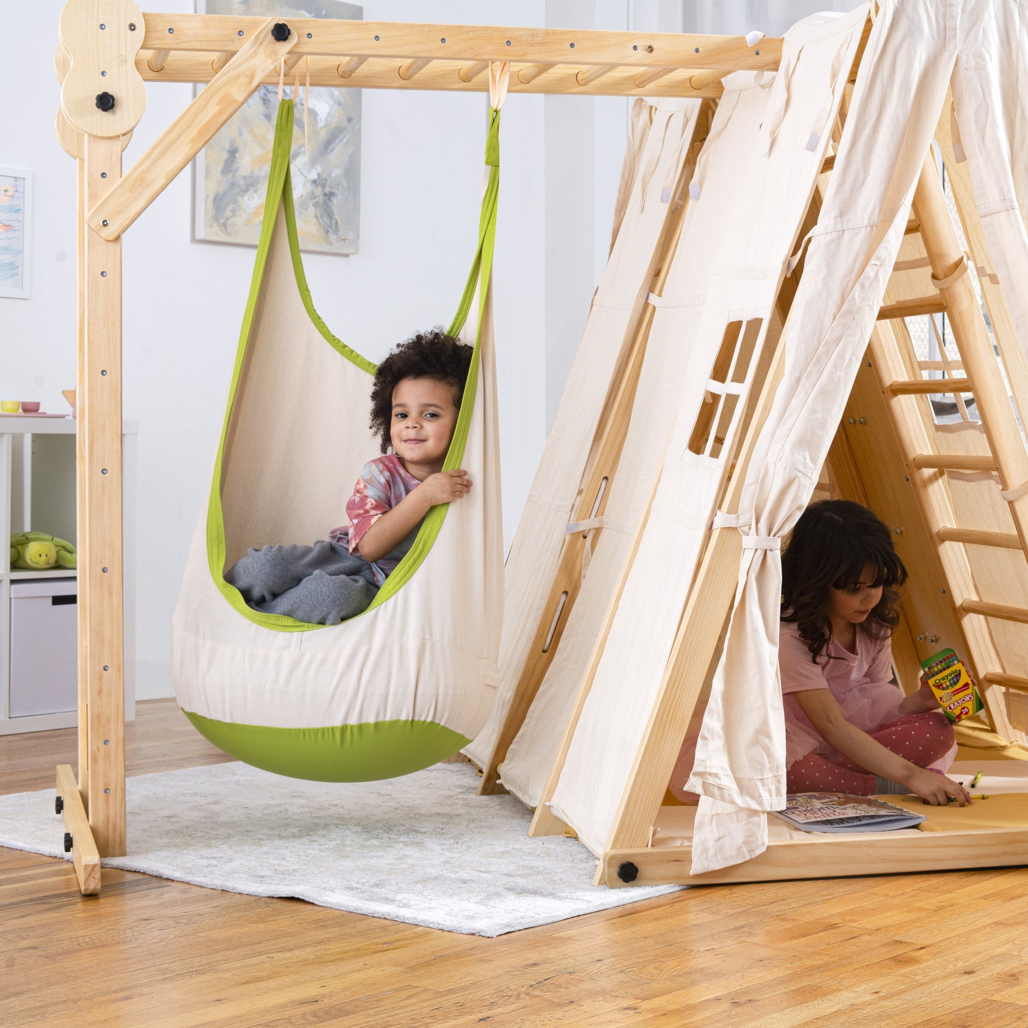 Chestnut - 8-in-1 Jungle Gym for Toddlers