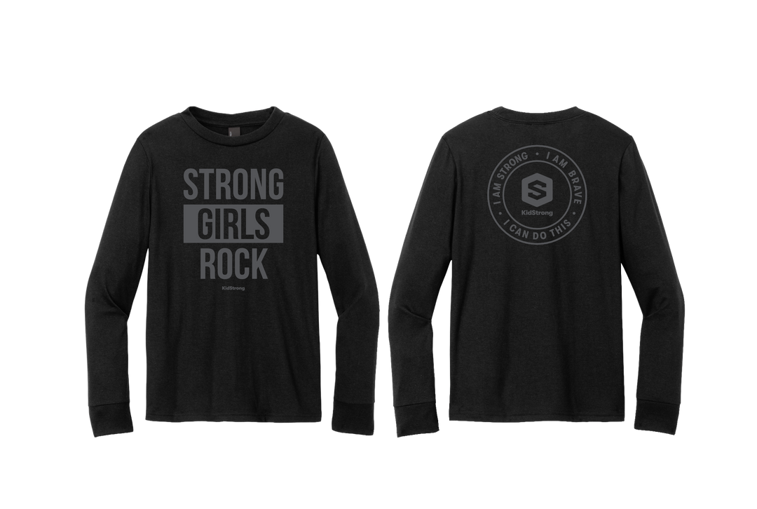 Strong Girls Rock Long Sleeve Tee