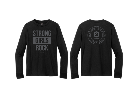 Strong Girls Rock T-shirt à manches longues