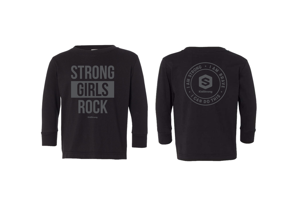 Strong Girls Rock Long Sleeve Tee