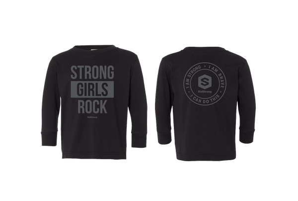 Strong Girls Rock Long Sleeve Tee