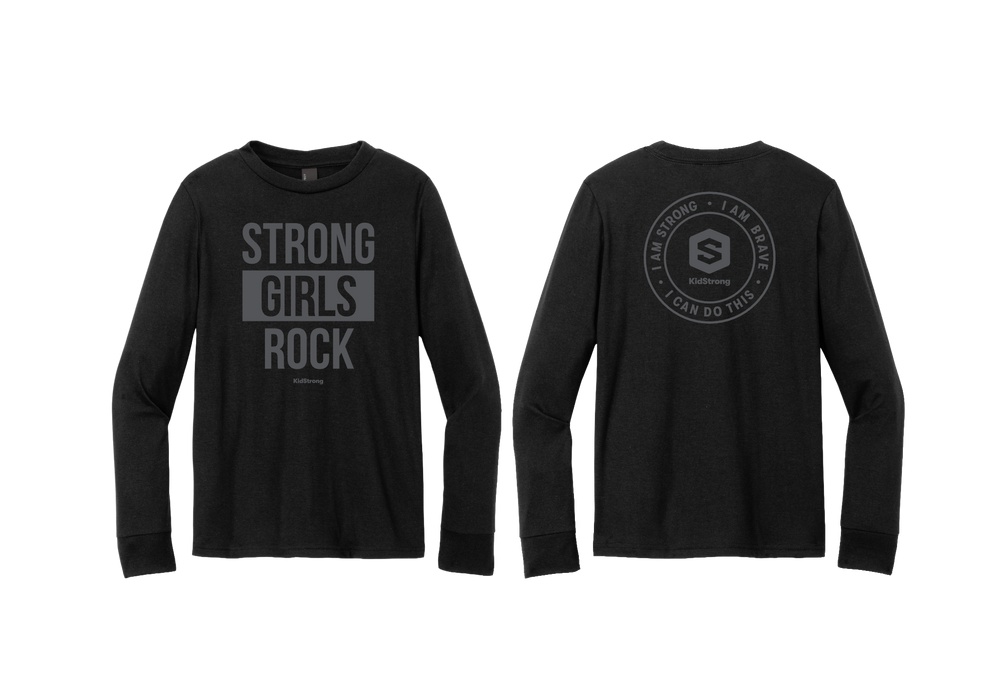 Strong Girls Rock Long Sleeve Tee