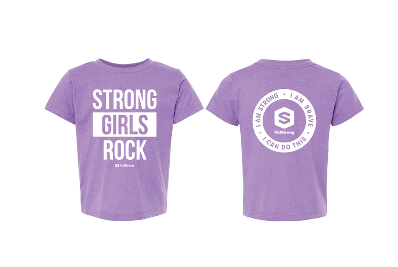 T-shirt STRONG GIRLS ROCK pour tout-petits