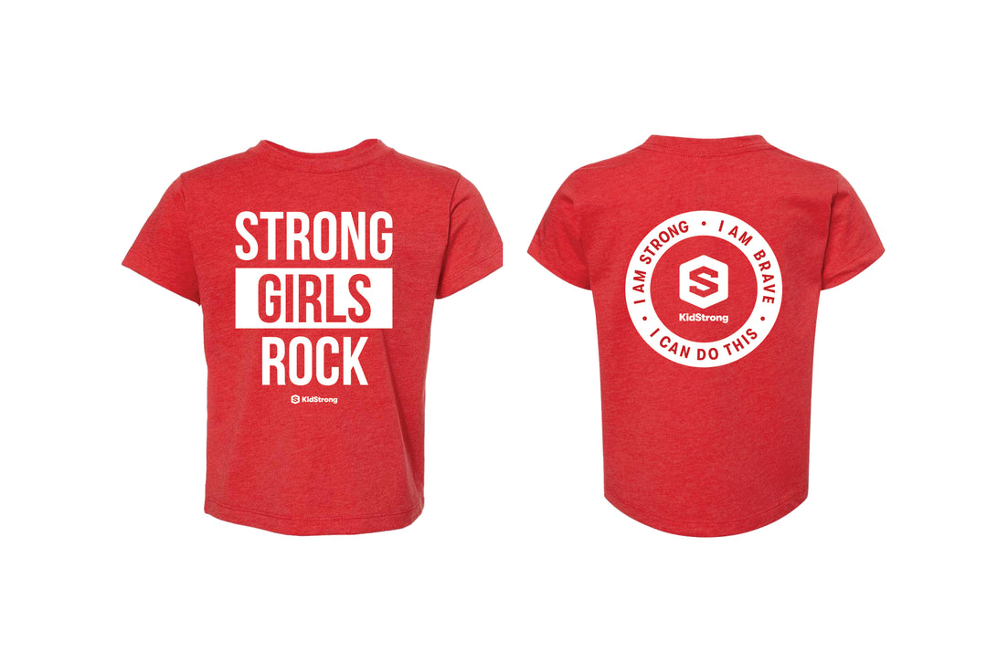 T-shirt STRONG GIRLS ROCK pour tout-petits