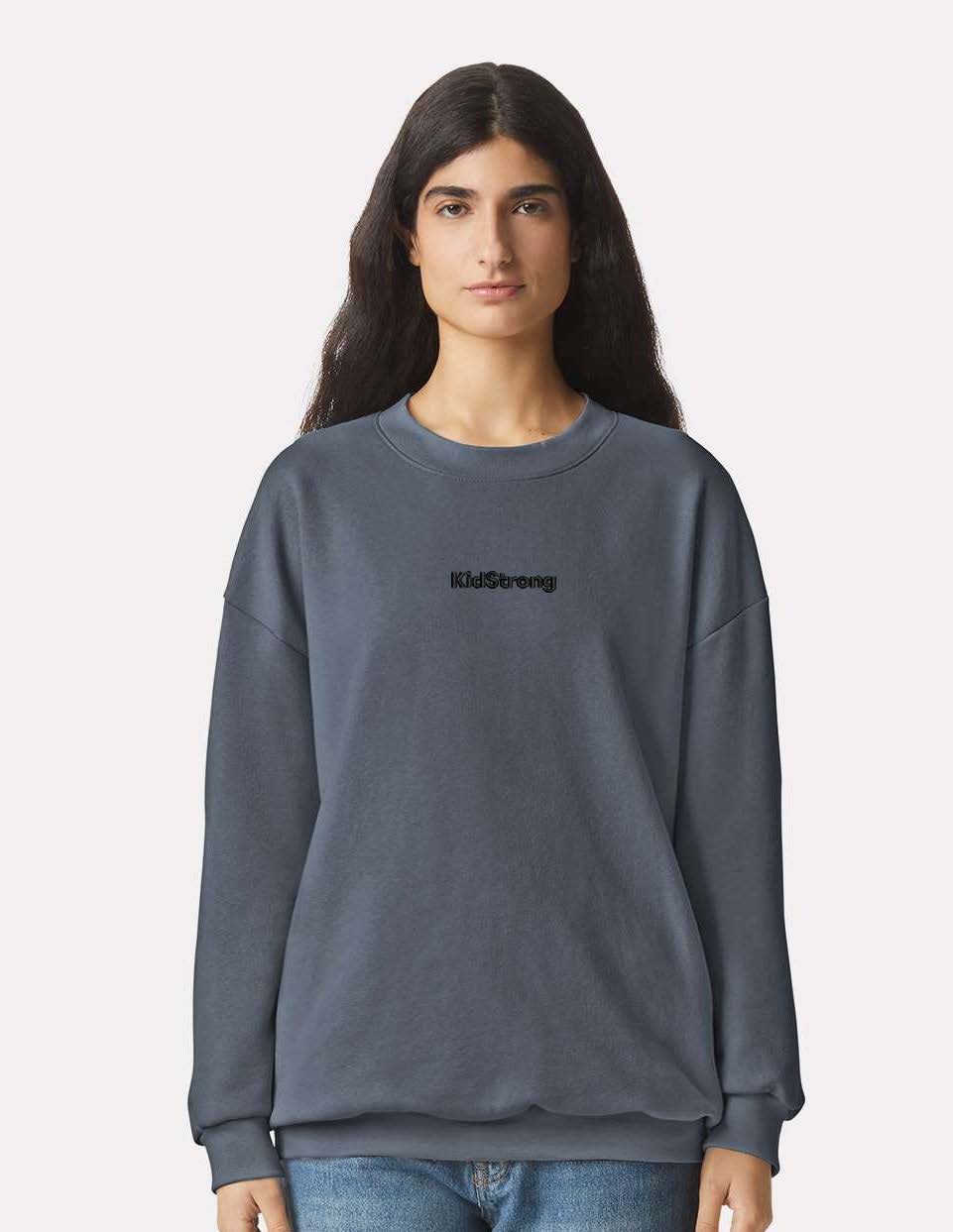 KidStrong Embroidered Crewneck