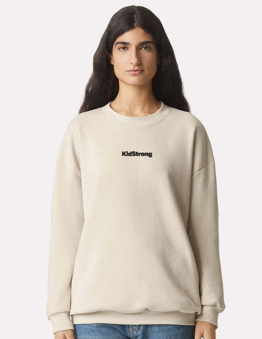 KidStrong Embroidered Crewneck