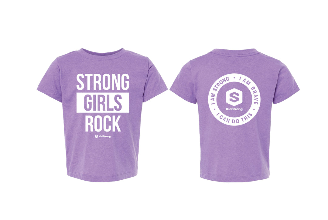 Camiseta STRONG GIRLS ROCK para niño