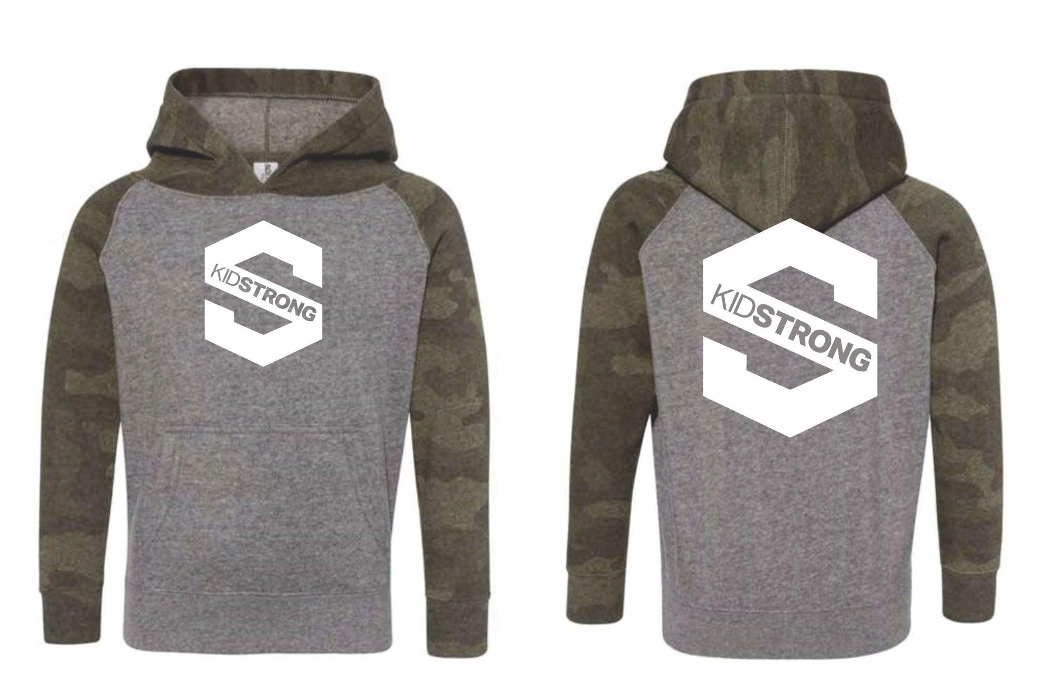 S Youth Camo Hooded Sweatshirt